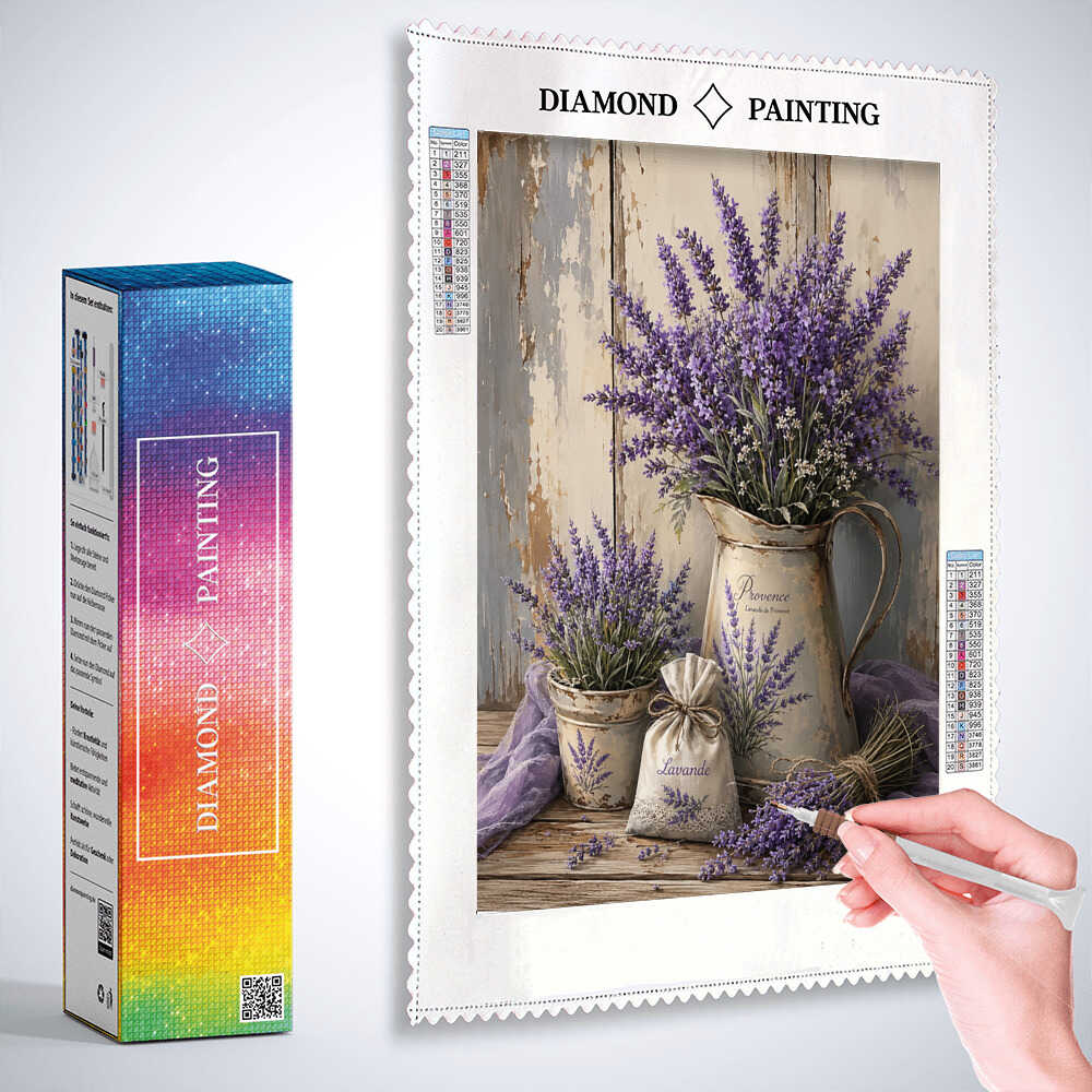 Diamond Painting - Lavendelträume der Provence