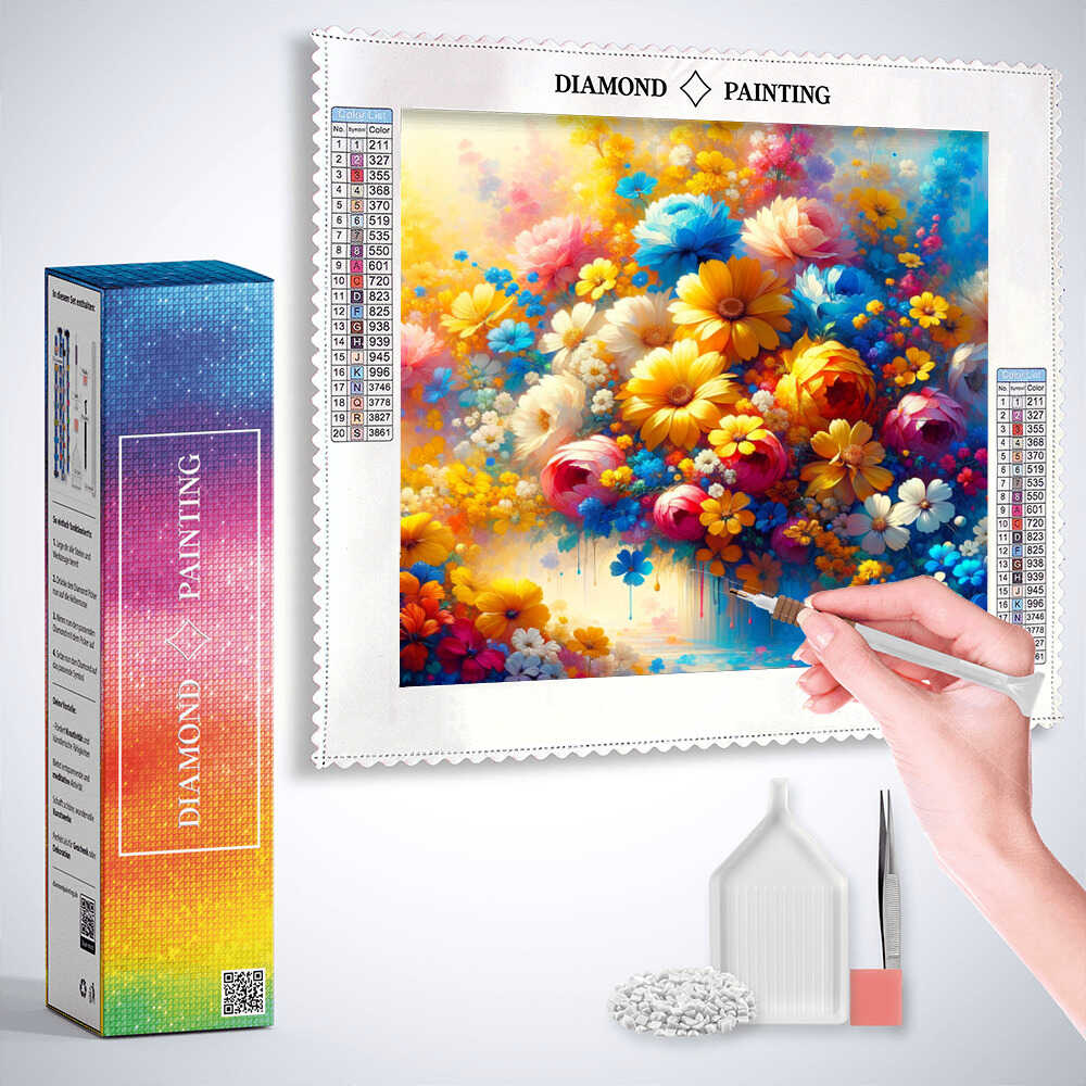 Diamond Painting - Sommerblumenstrauß