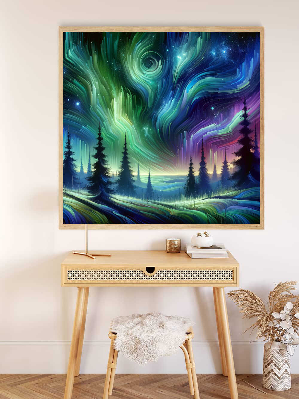 Diamond Painting - Kosmischer Wirbelwald