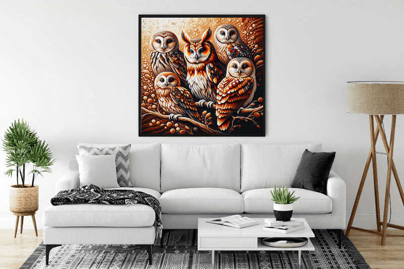 Diamond Painting - Eulengalerie