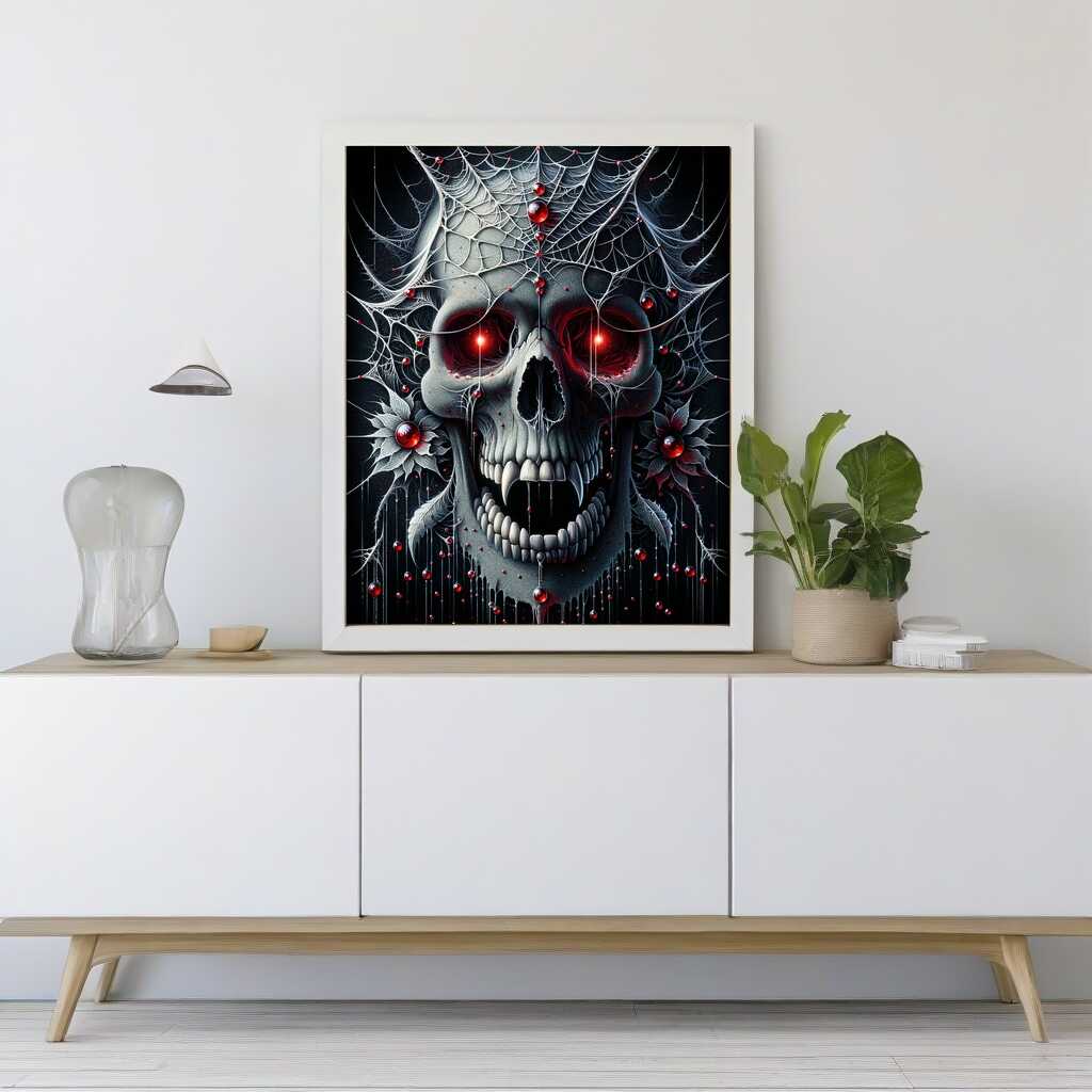 Diamond Painting - Totenkopf Vampir