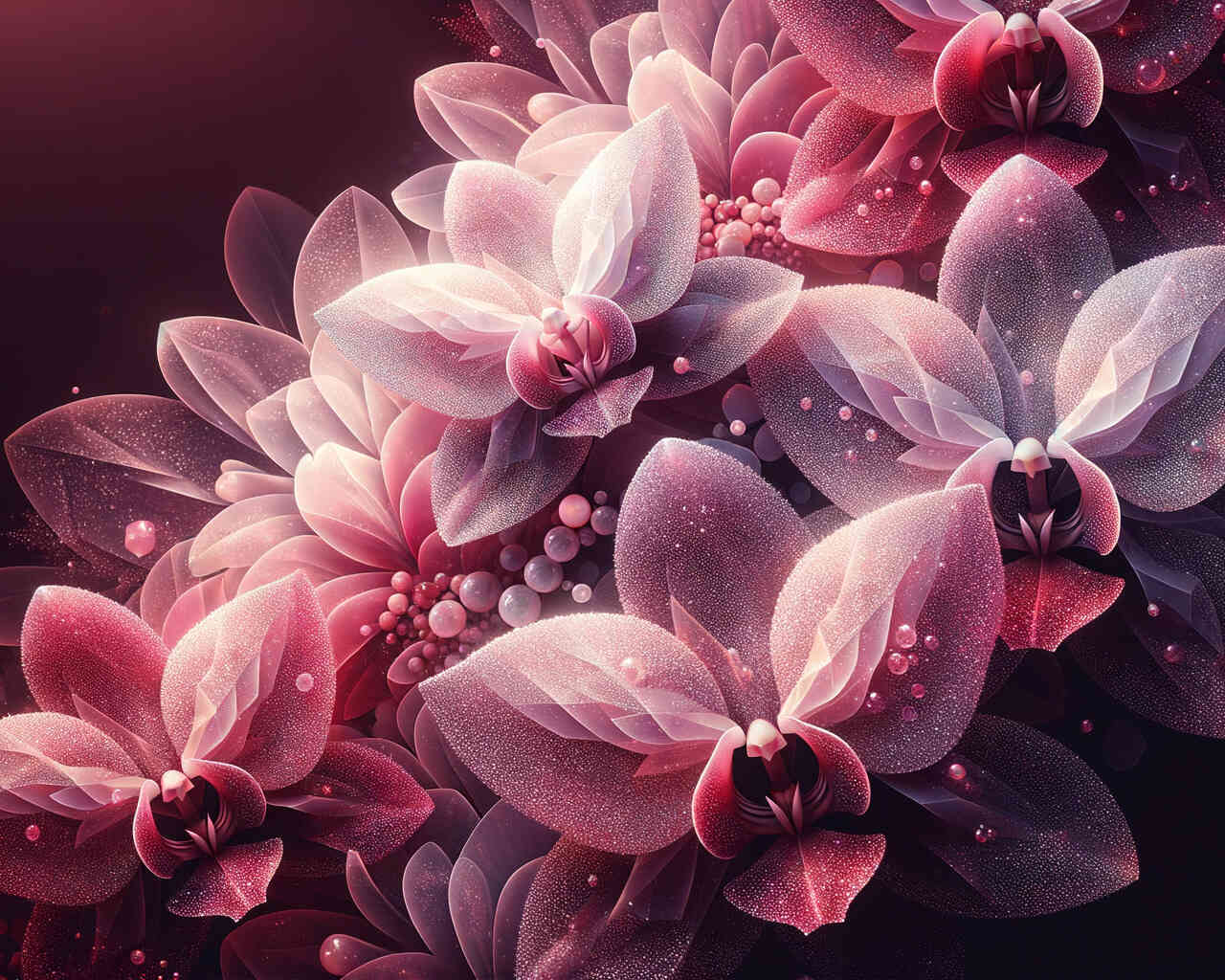 Diamond Painting - Orchidee, Nah