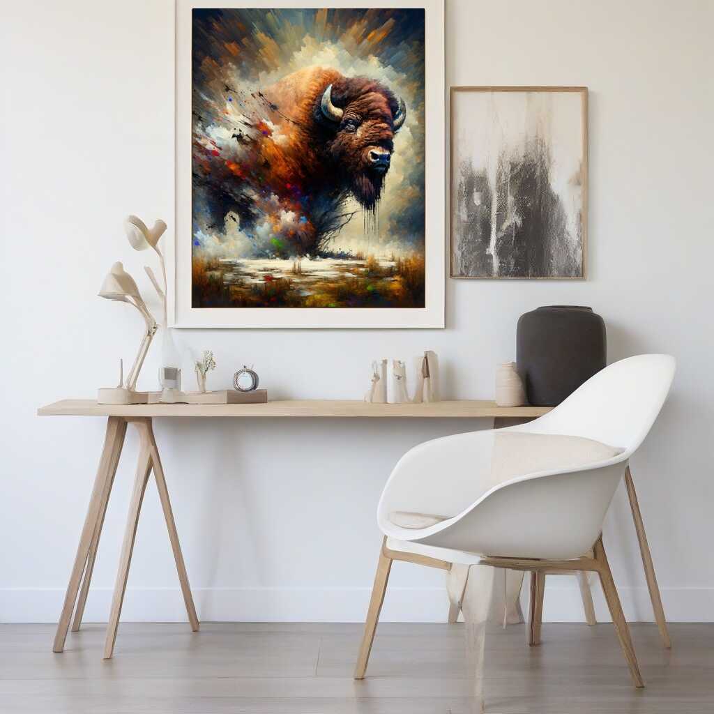 Diamond Painting - Farbimpression Büffel