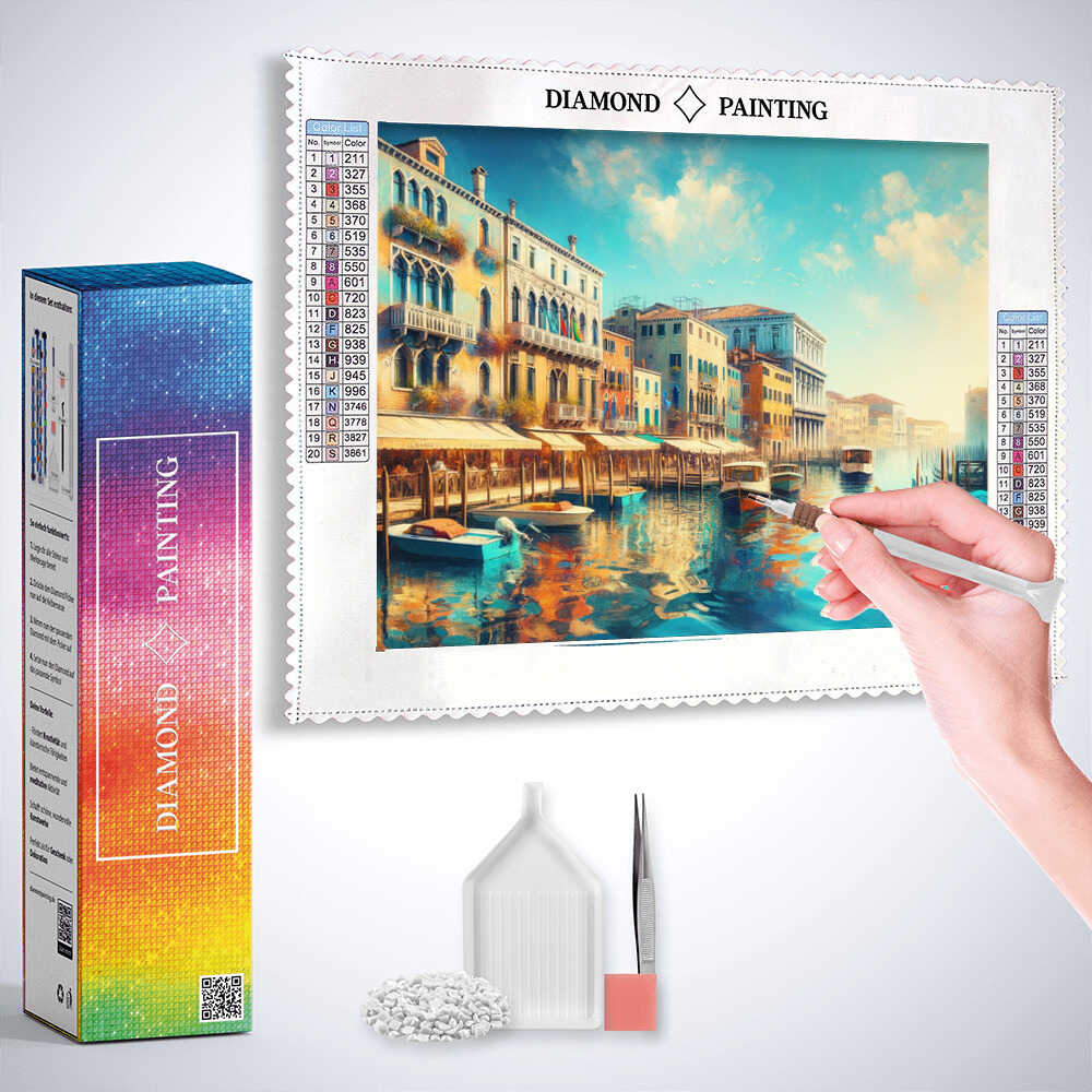 Diamond Painting - Venedig blauer Himmel
