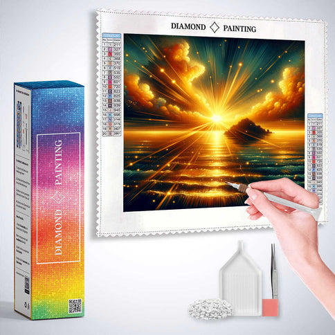 Diamond Painting - Traumhafter Sonnenuntergang
