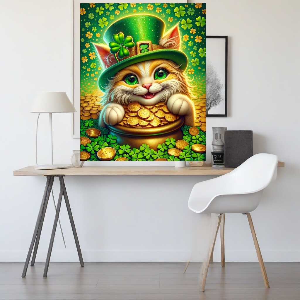Diamond Painting - Leopard getarnt
