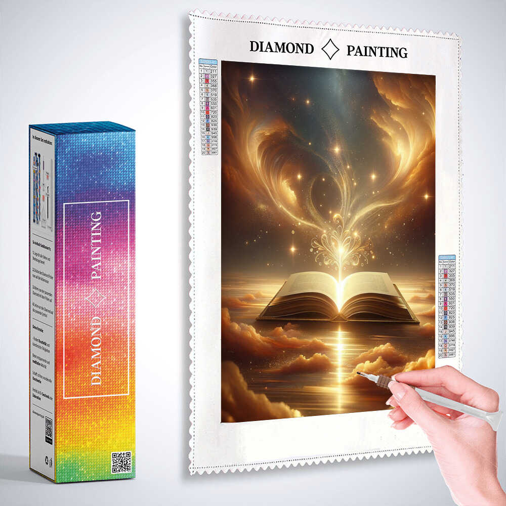 Diamond Painting - Das goldene Buch