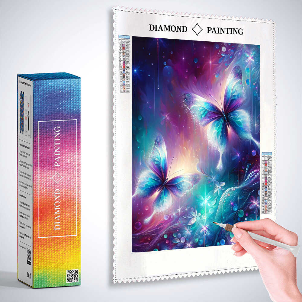 Diamond Painting - Schmetterlingspaar