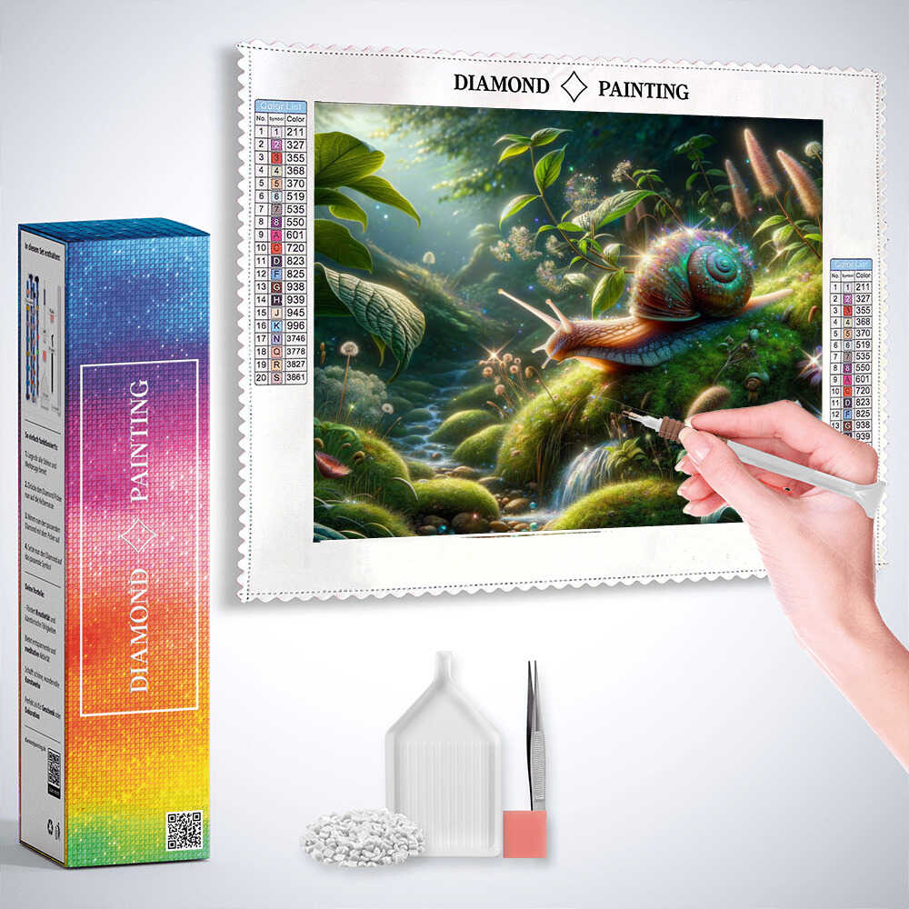 Diamond Painting - Waldschnecke