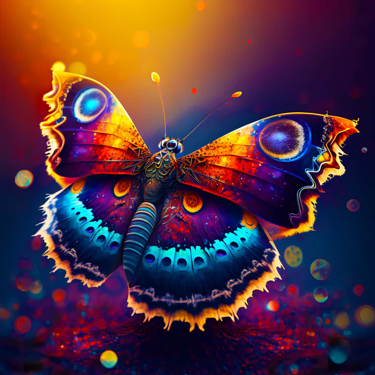 AB Diamond Painting - Schmetterling im Sonnenlicht - gedruckt in Ultra-HD - AB Diamond, Neu eingetroffen, Quadratisch, Schmetterling, Tiere