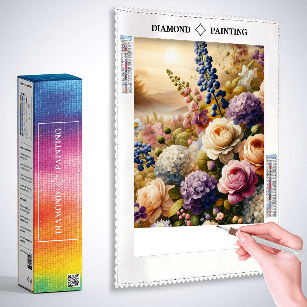 Diamond Painting - Farbimpression Rabe