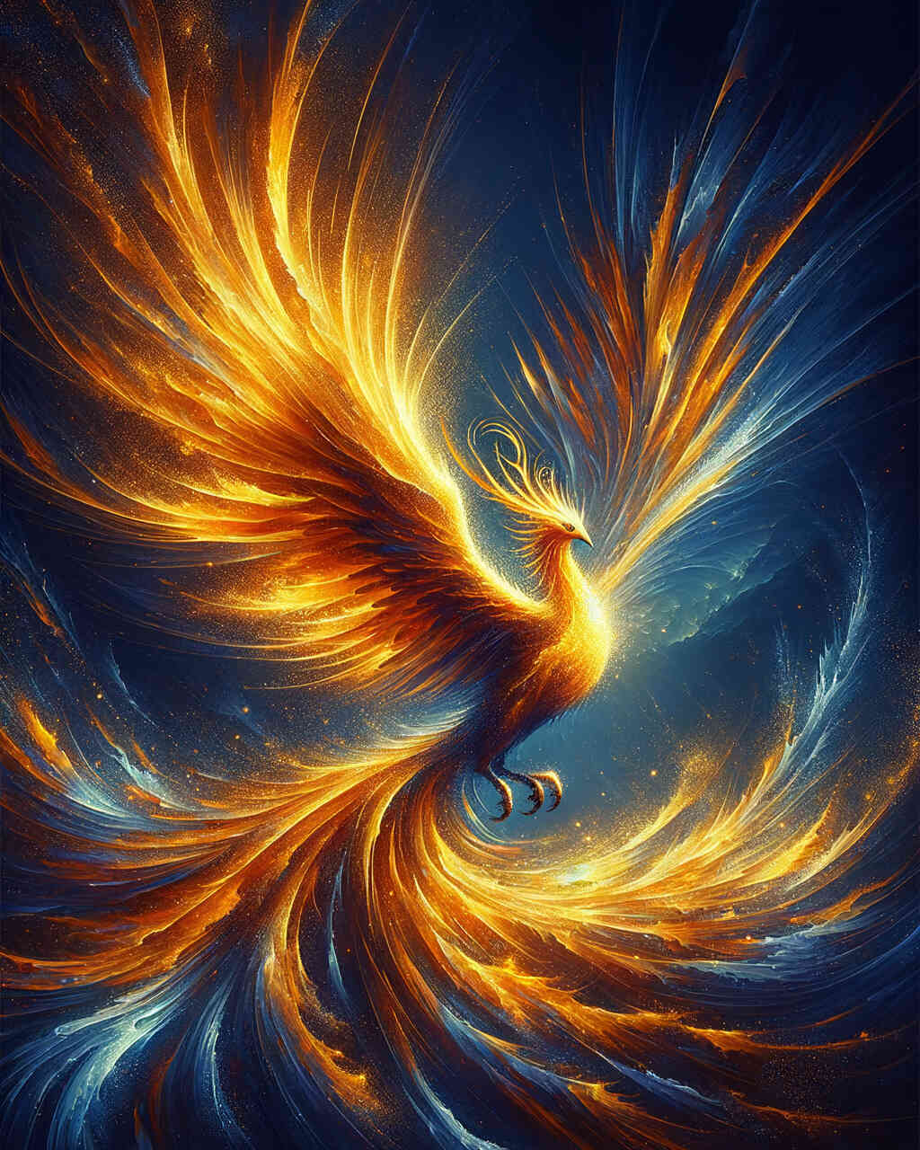 Phönix, anmutig