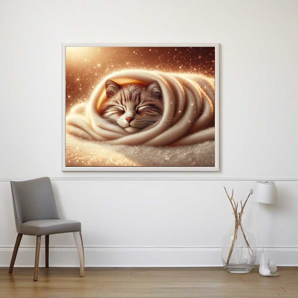 Diamond Painting - Entspanntes Kätzchen