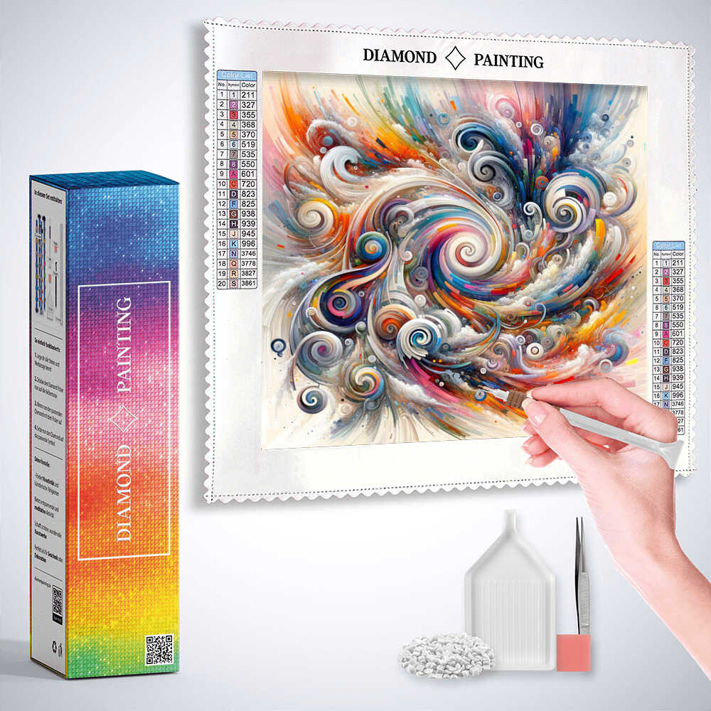 Diamond Painting - Begegnungen im Winterglanz