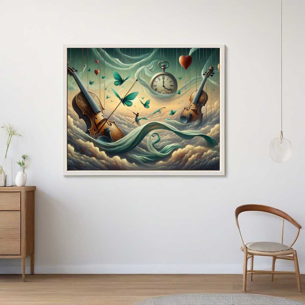 Diamond Painting - Violinen der Zeit