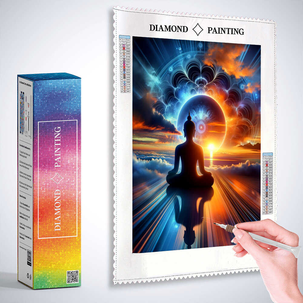 Diamond Painting - Buddha Sonnenuntergang