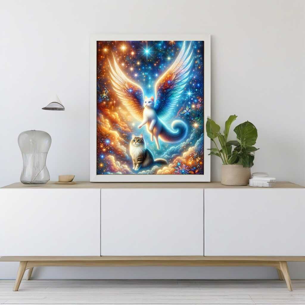 Diamond Painting - Katzenengel