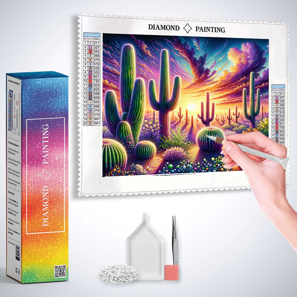 Diamond Painting - Kakteen