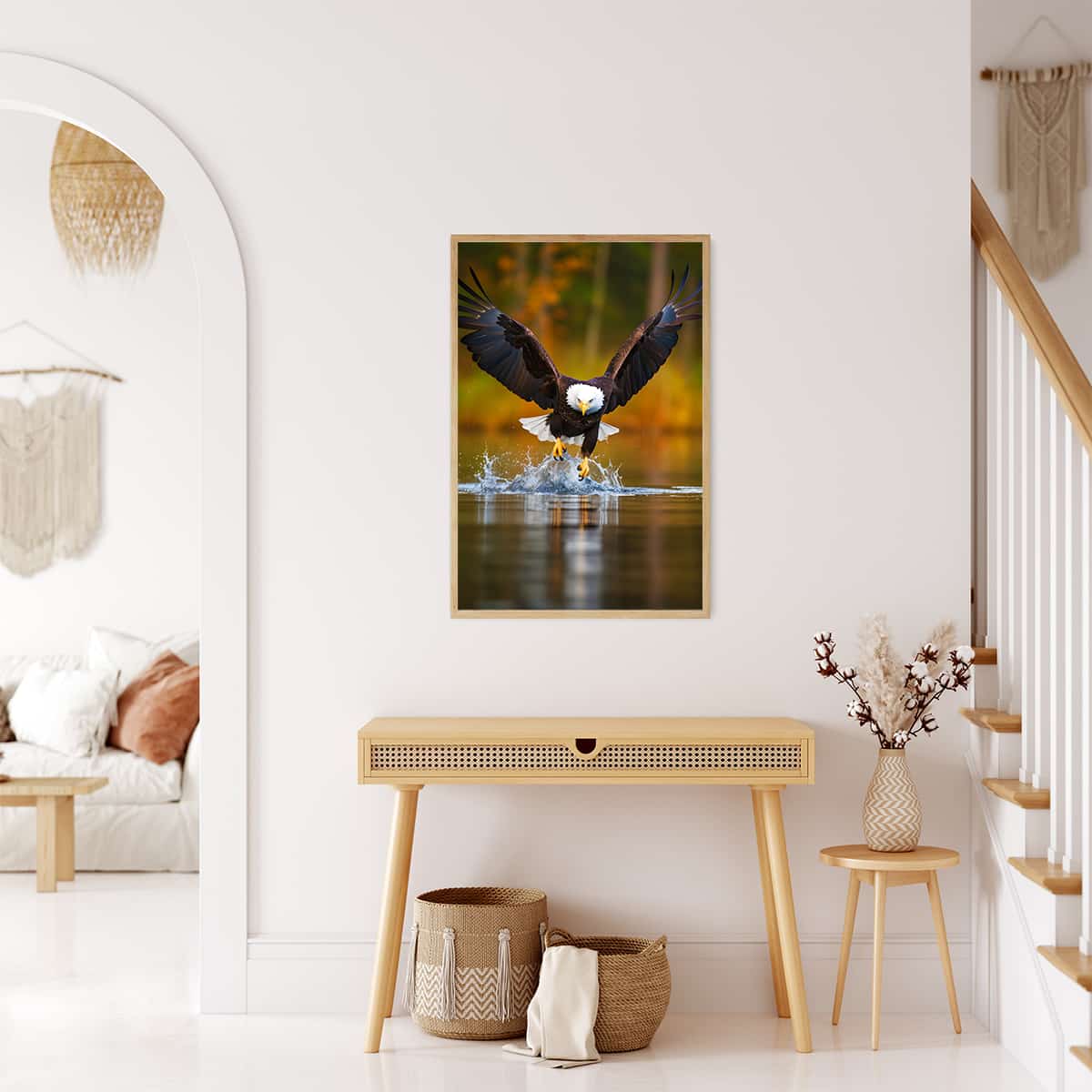 Diamond Painting - Adler startet - gedruckt in Ultra-HD - Adler, Neu eingetroffen, Tiere, Vertikal