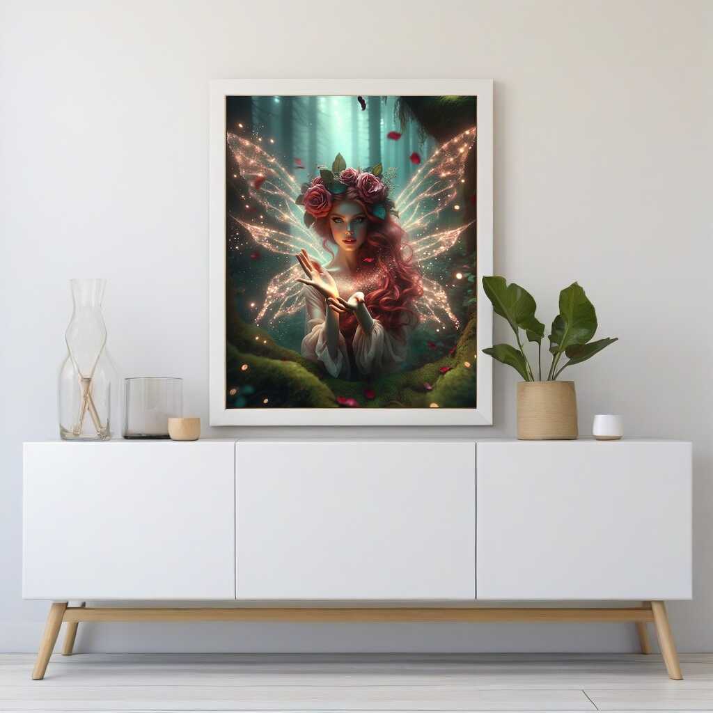 Diamond Painting - Rosa Fee