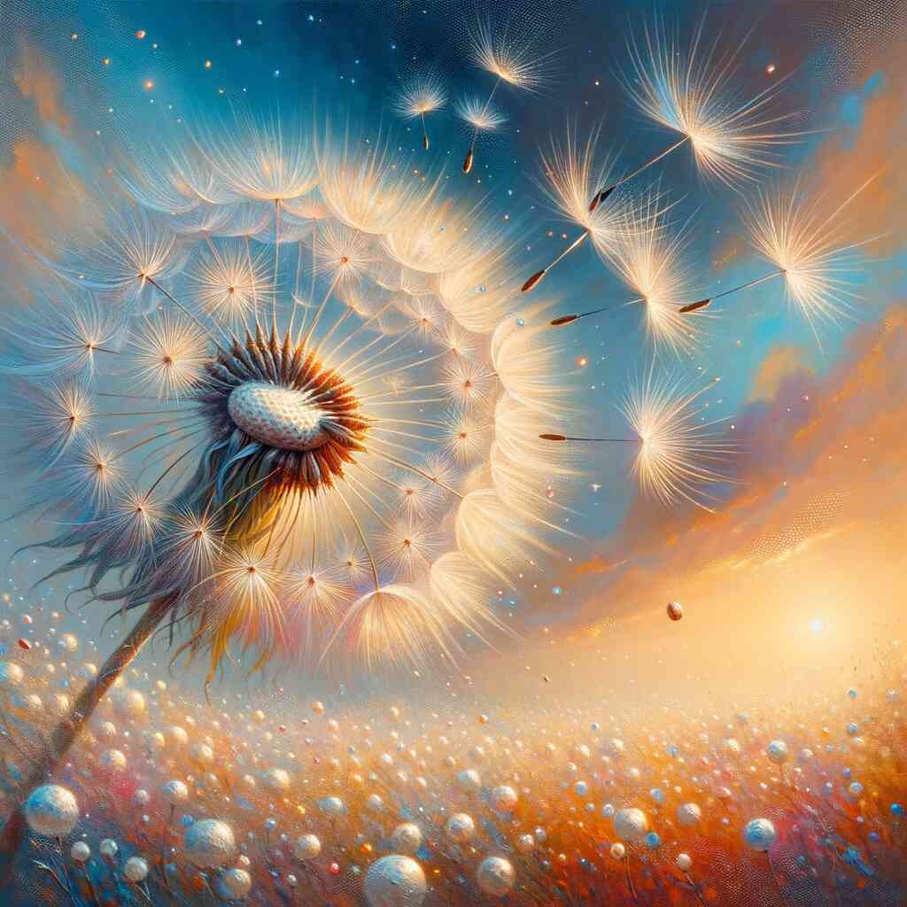 Diamond Painting - Pusteblume weht