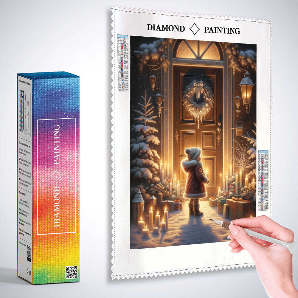Diamond Painting - Kleines Kind Weihnachten