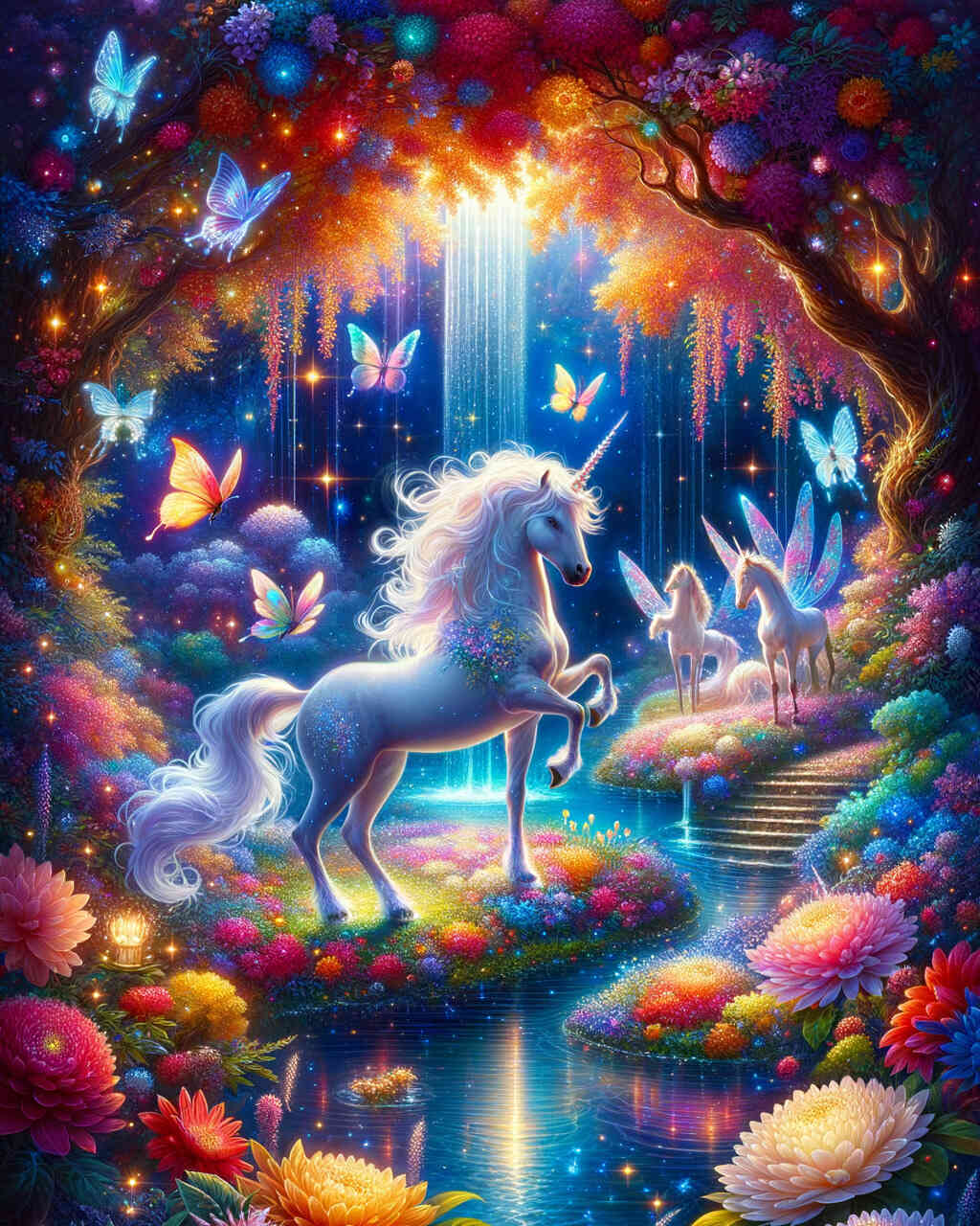 Diamond Painting - Einhorn Traumwelt