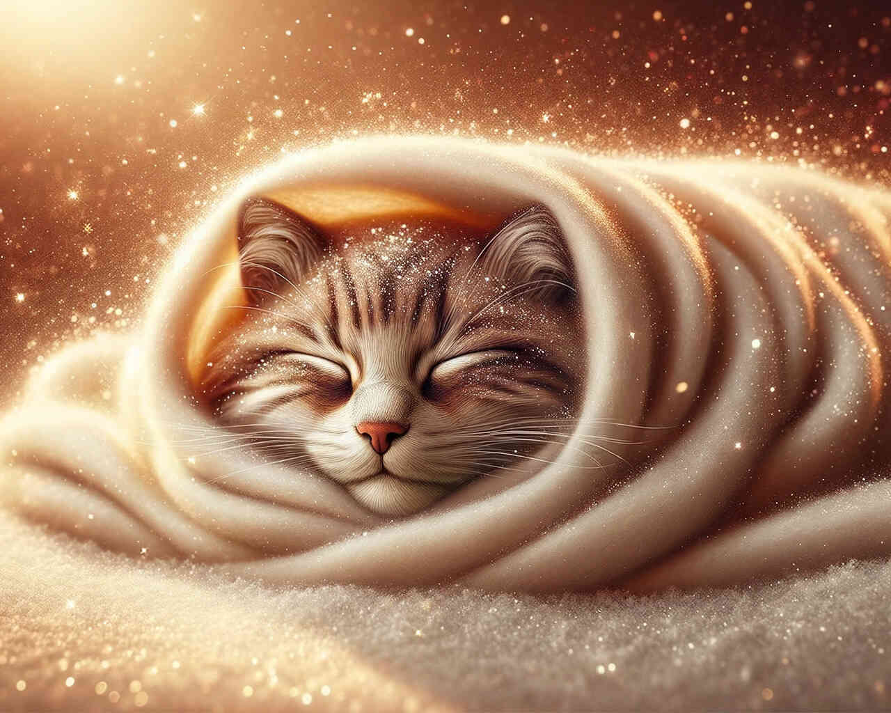 Diamond Painting - Entspanntes Kätzchen