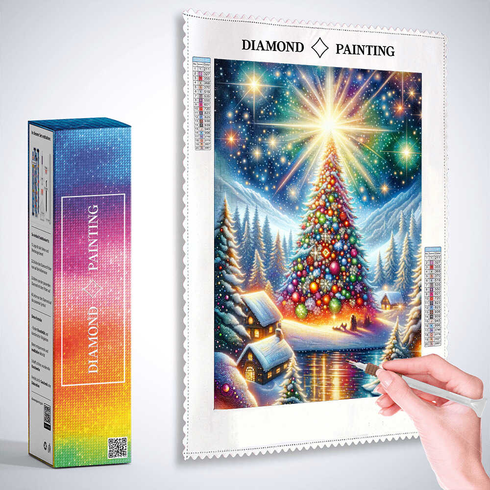 Diamond Painting - Großer Weihnachtsbaum
