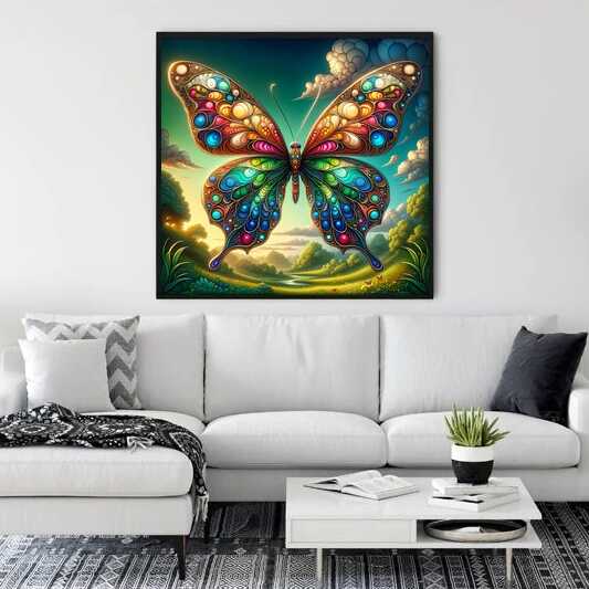 Diamond Painting - Farbentanz des Lebens