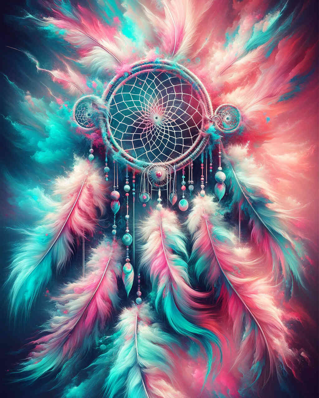 Diamond Painting - Traumfänger Federn
