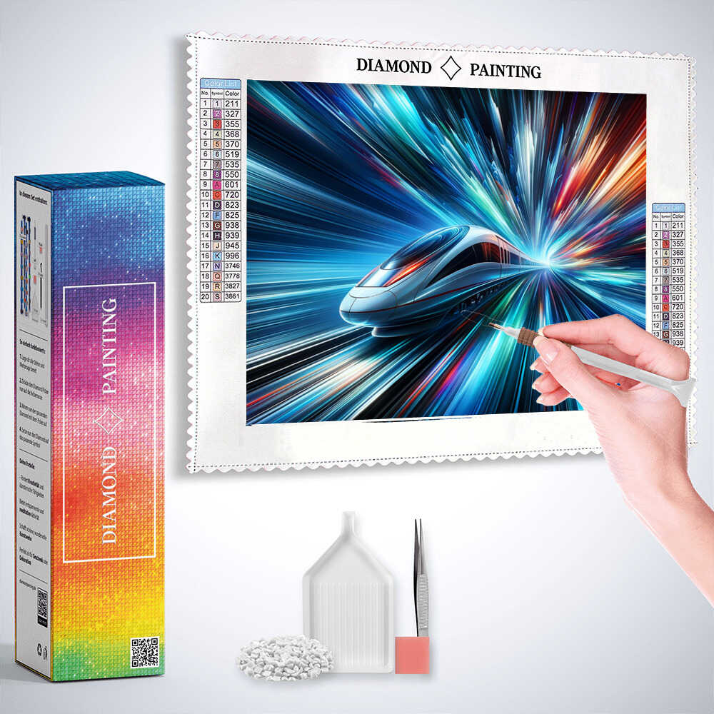Diamond Painting - Rasante Fahrt