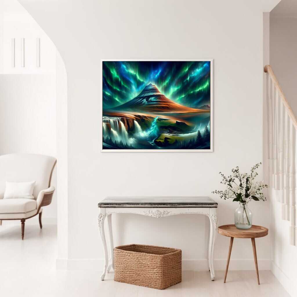 Diamond Painting - Vulkan Polarlichter