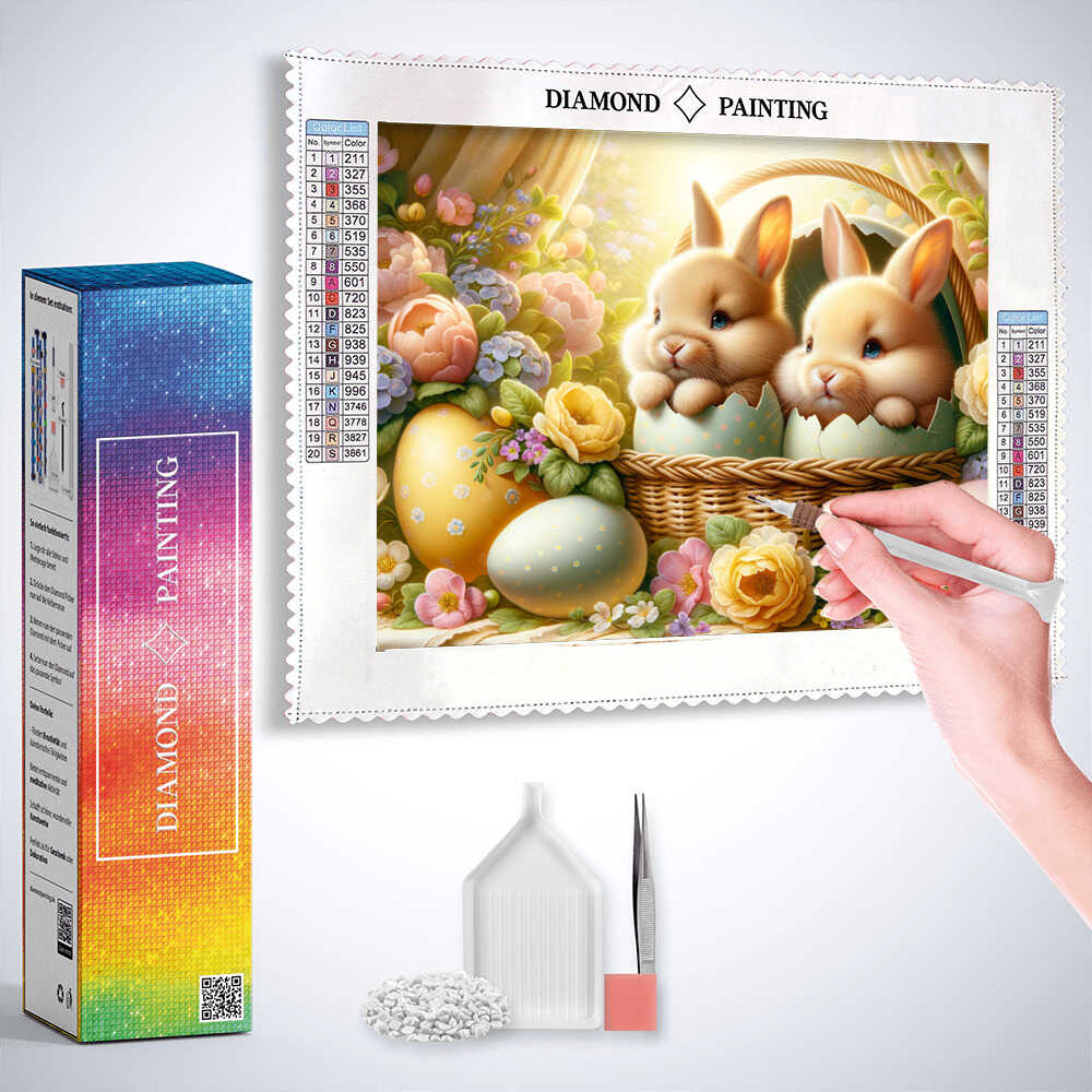 Diamond Painting - Haseneier