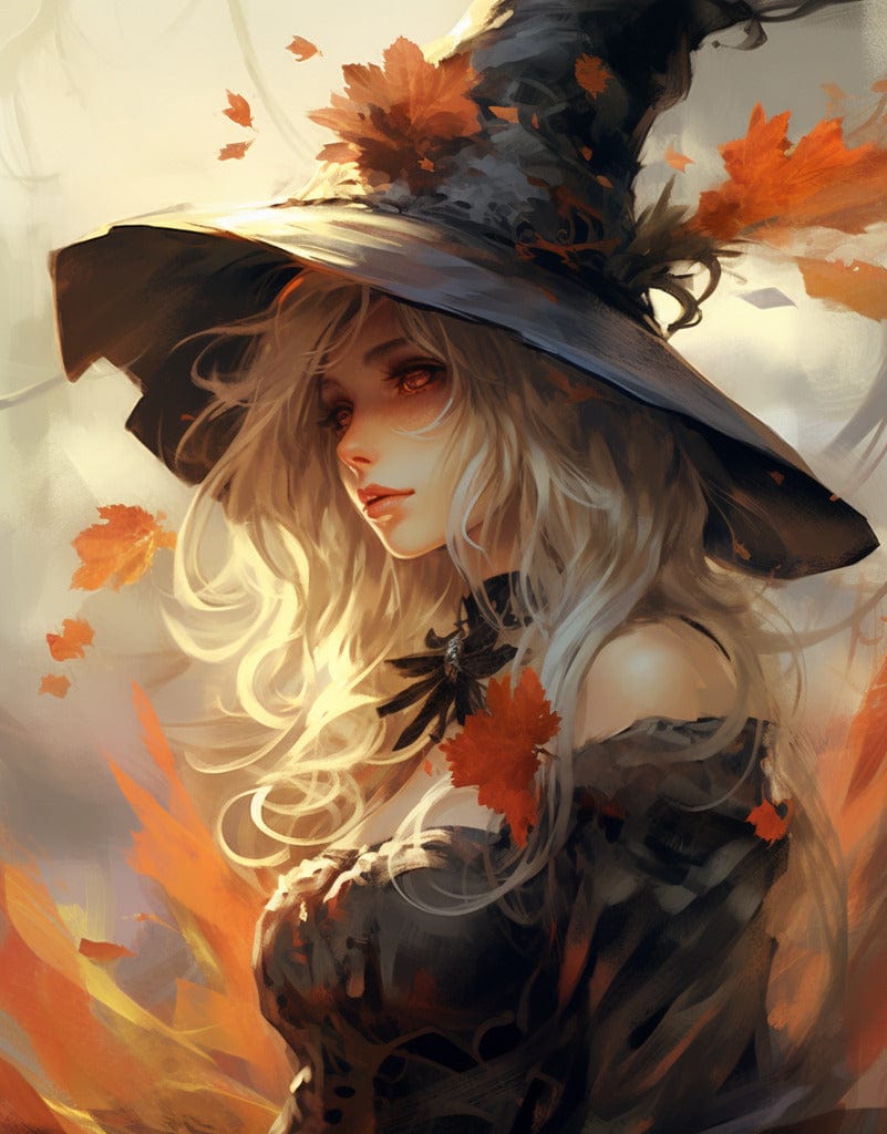 Diamond Painting - Halloween Hexe