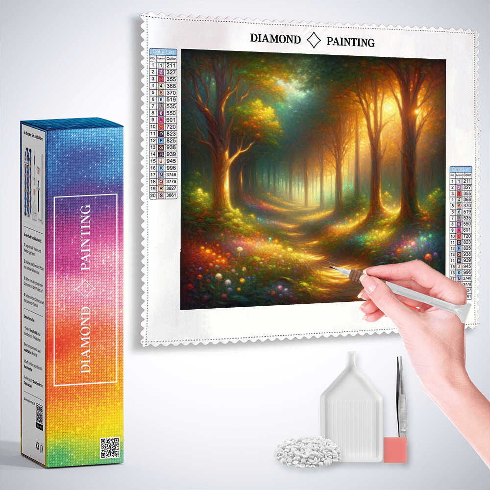 AB Diamond Painting - Waldschein