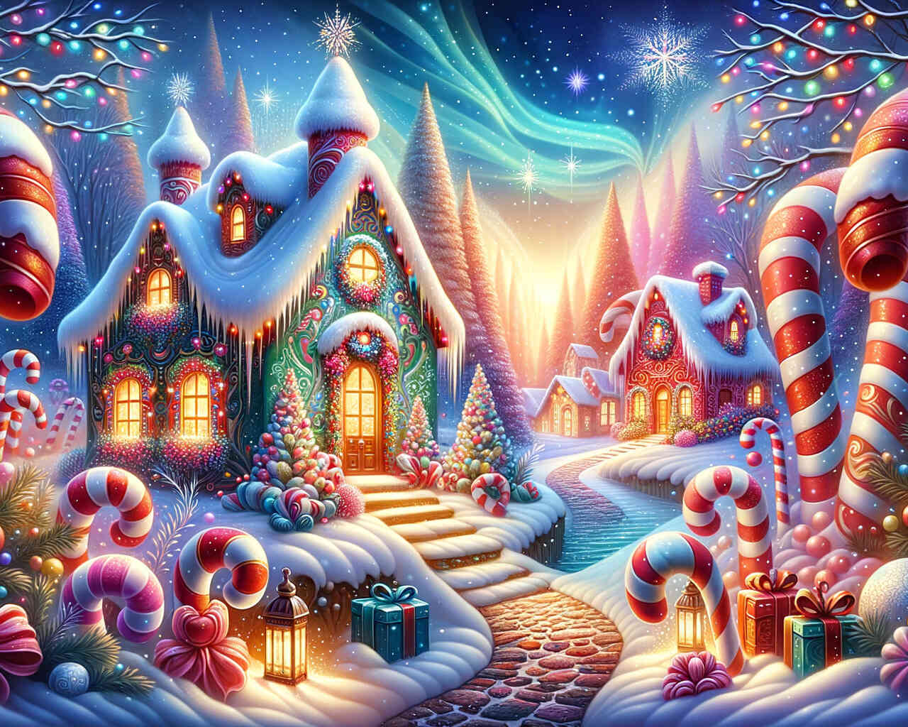 Diamond Painting - Wichteldorf