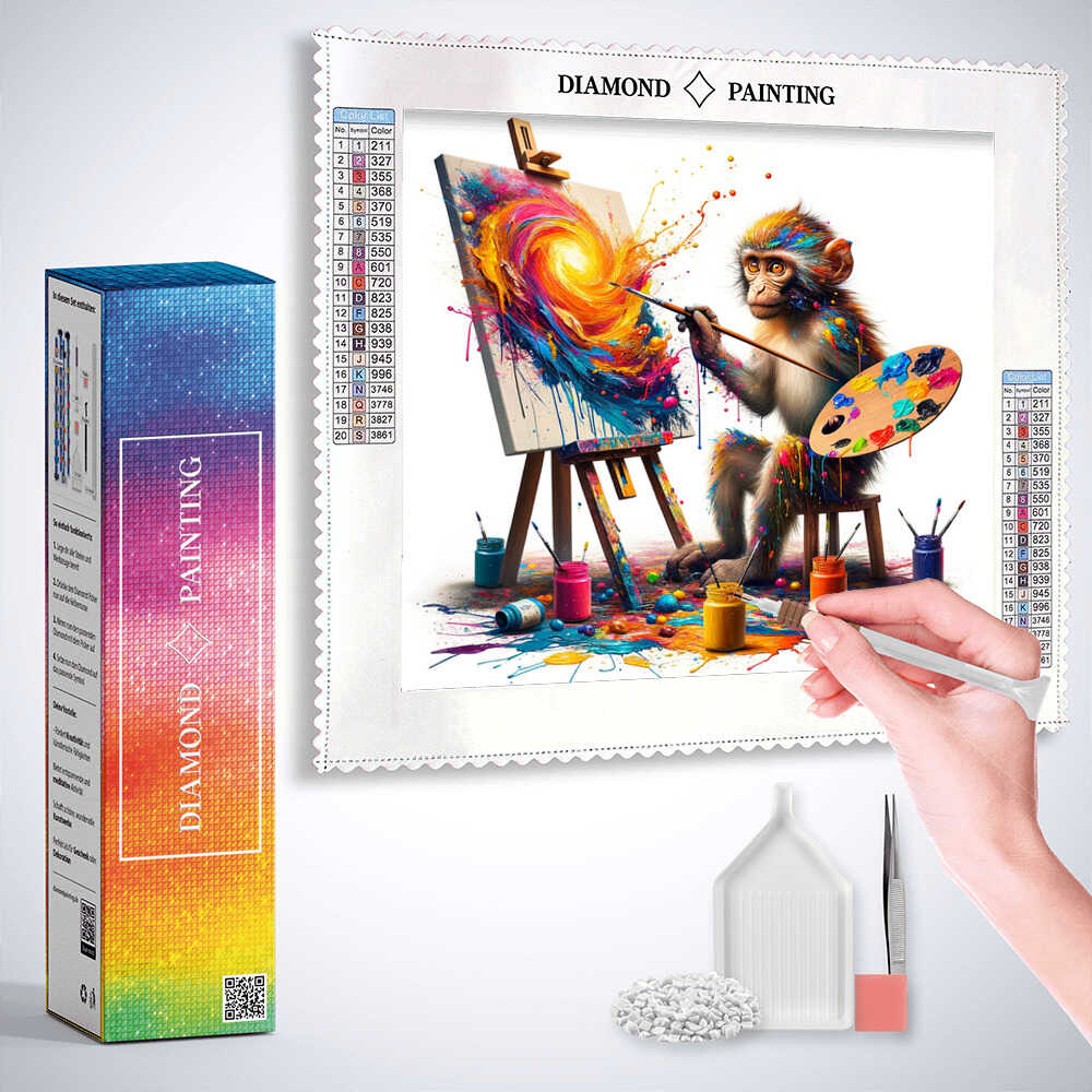 Diamond Painting - Farbenfrohe Fantasie