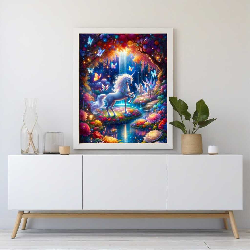 Diamond Painting - Einhorn Traumwelt