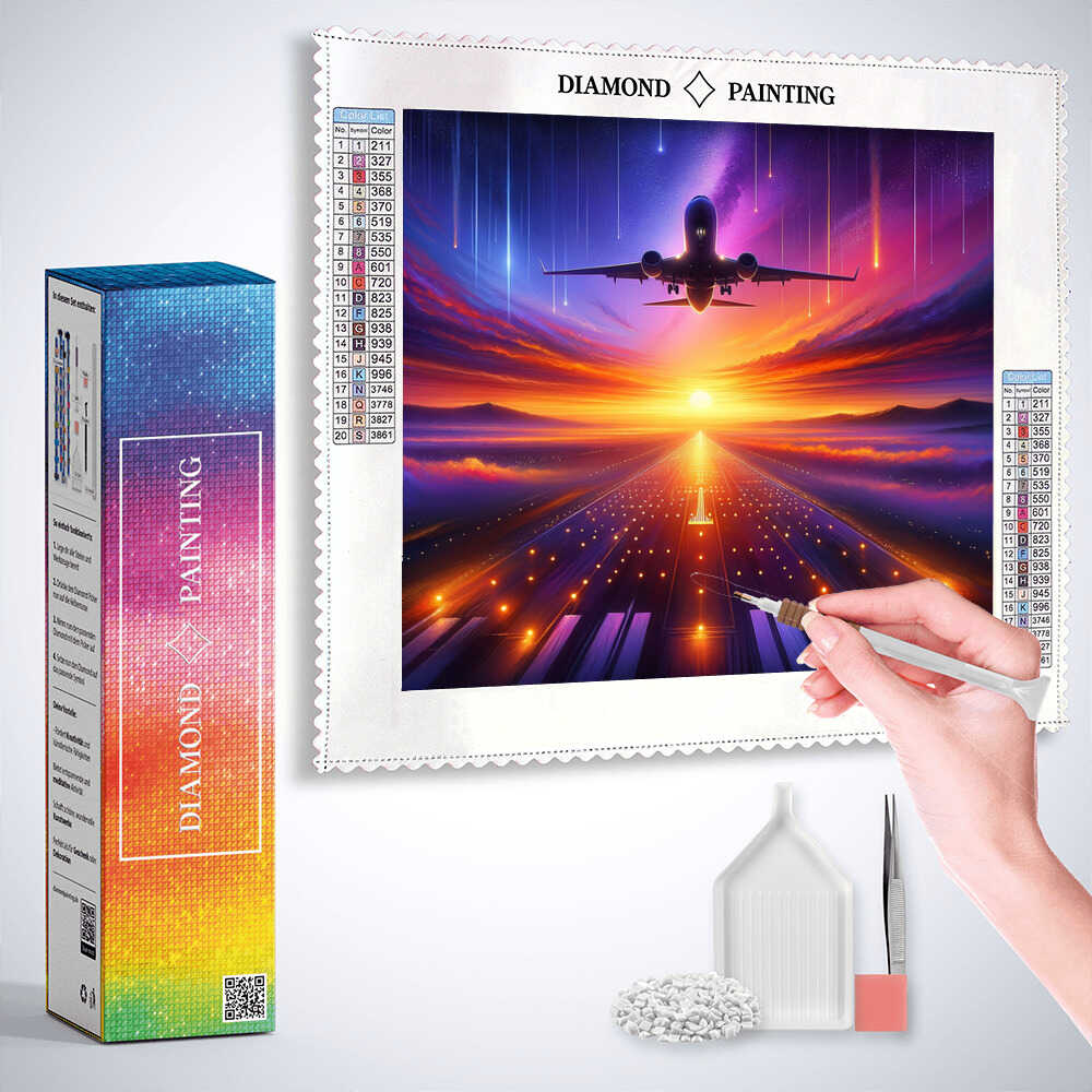 Diamond Painting - Flug zur Sonne