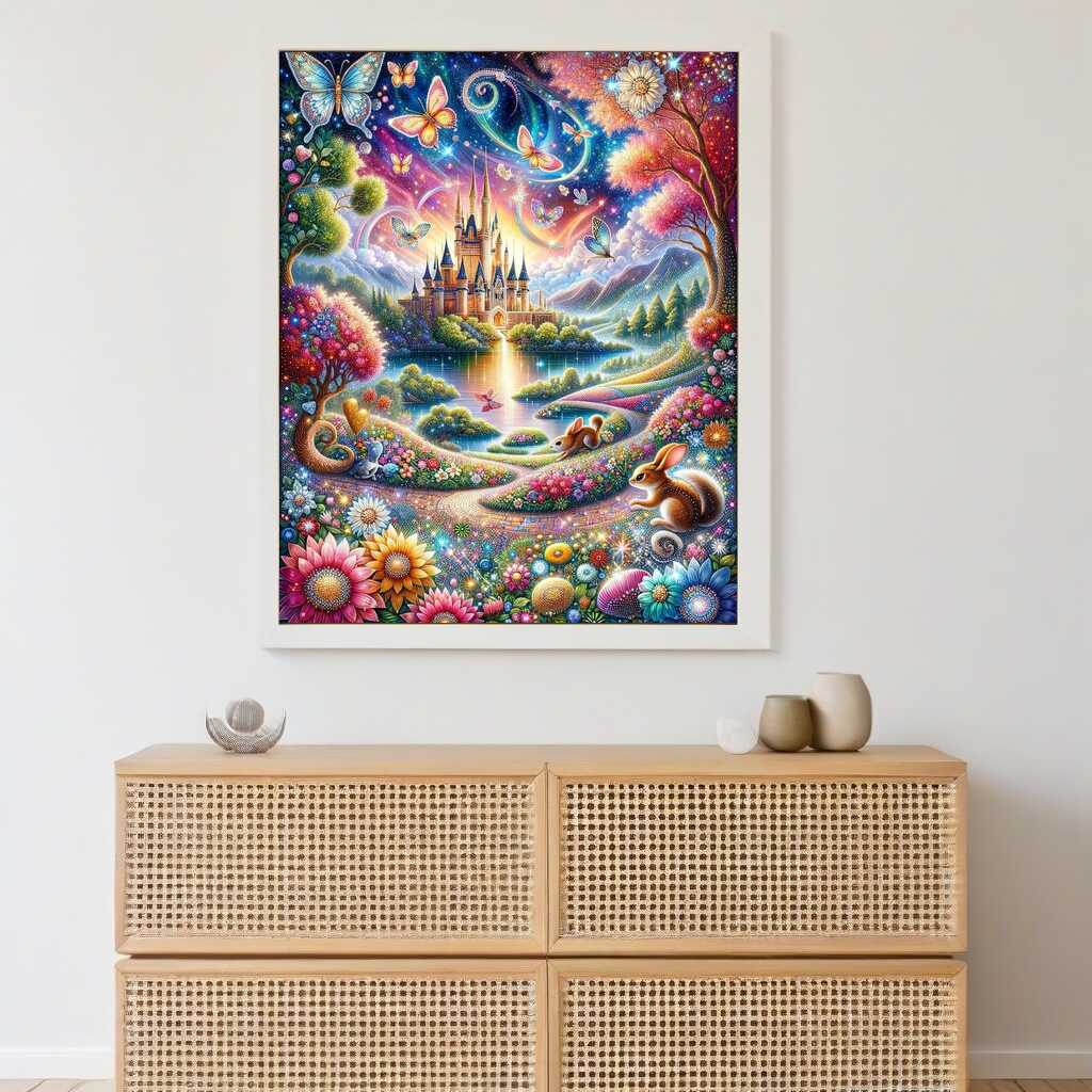 Diamond Painting - Häschen Streifenhörnchen