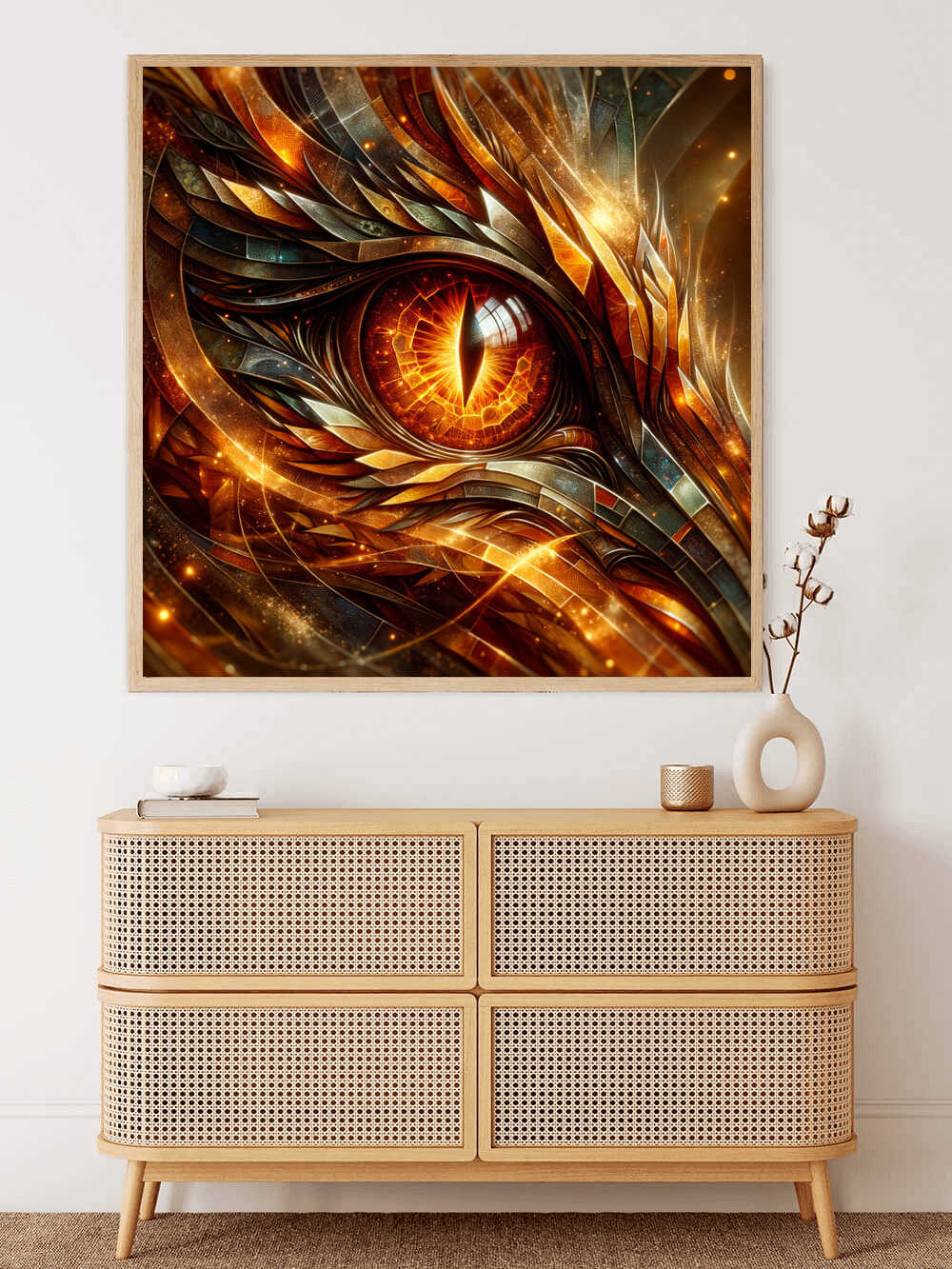 Diamond Painting - Auge des Drachen