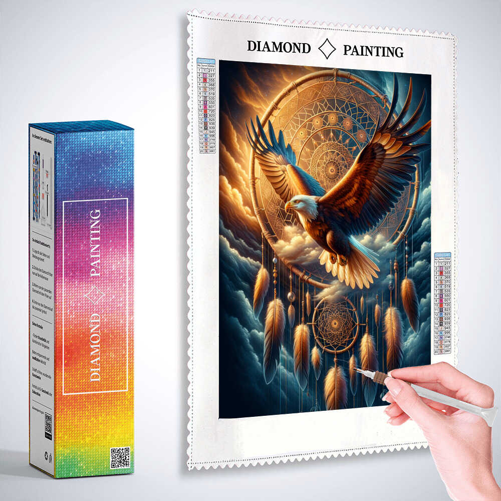 Diamond Painting - Adler Traumfänger