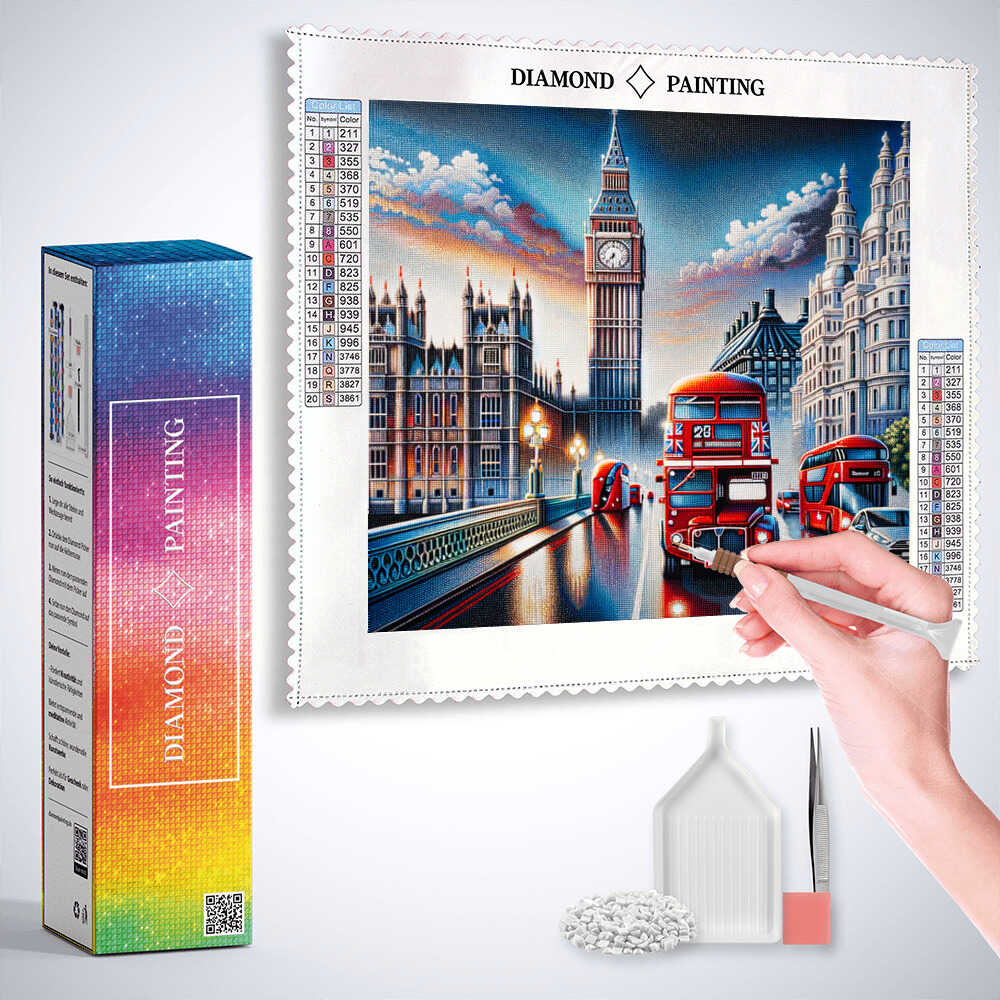 Diamond Painting - Sehenswürdigkeiten in London