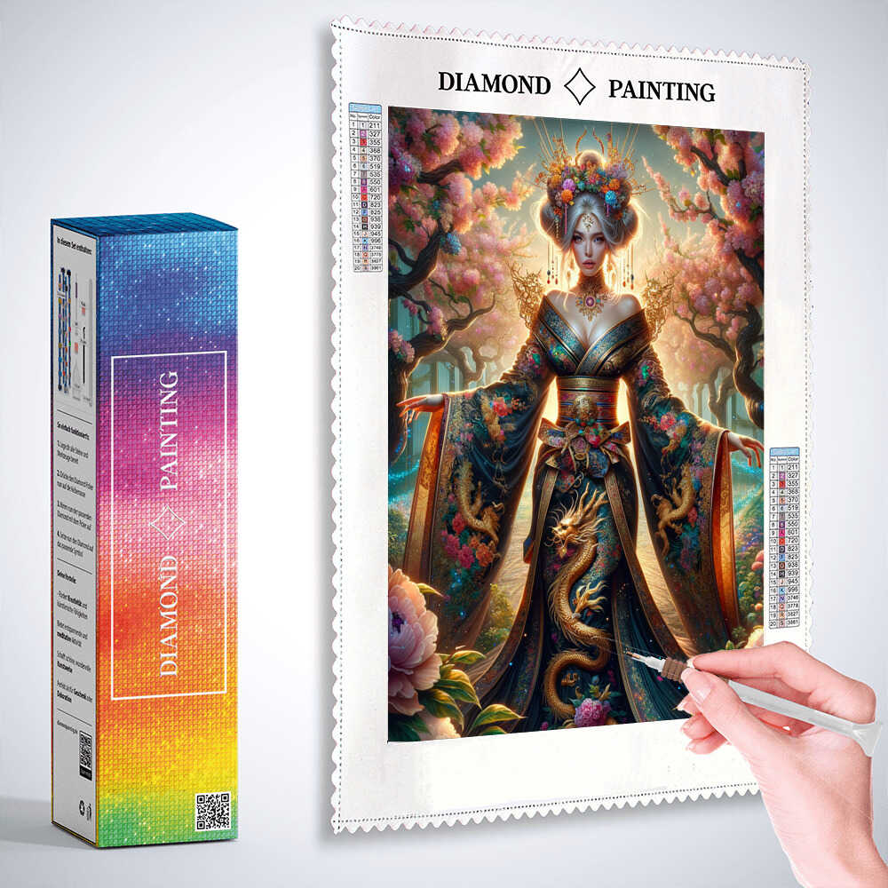 Diamond Painting - Drachenlady