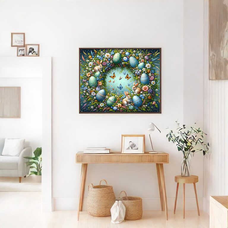 Diamond Painting - Ostereierkranz