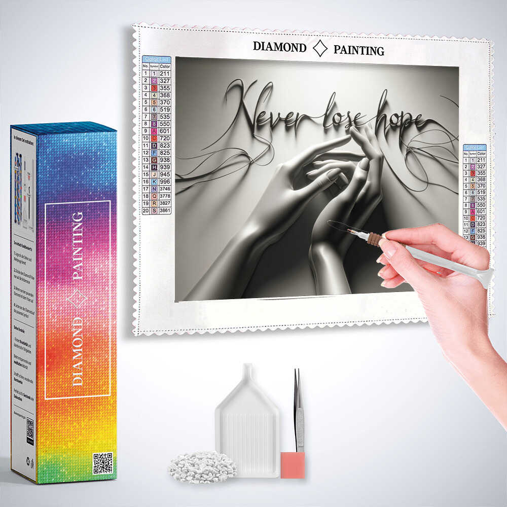 Diamond Painting - Never lose hope
