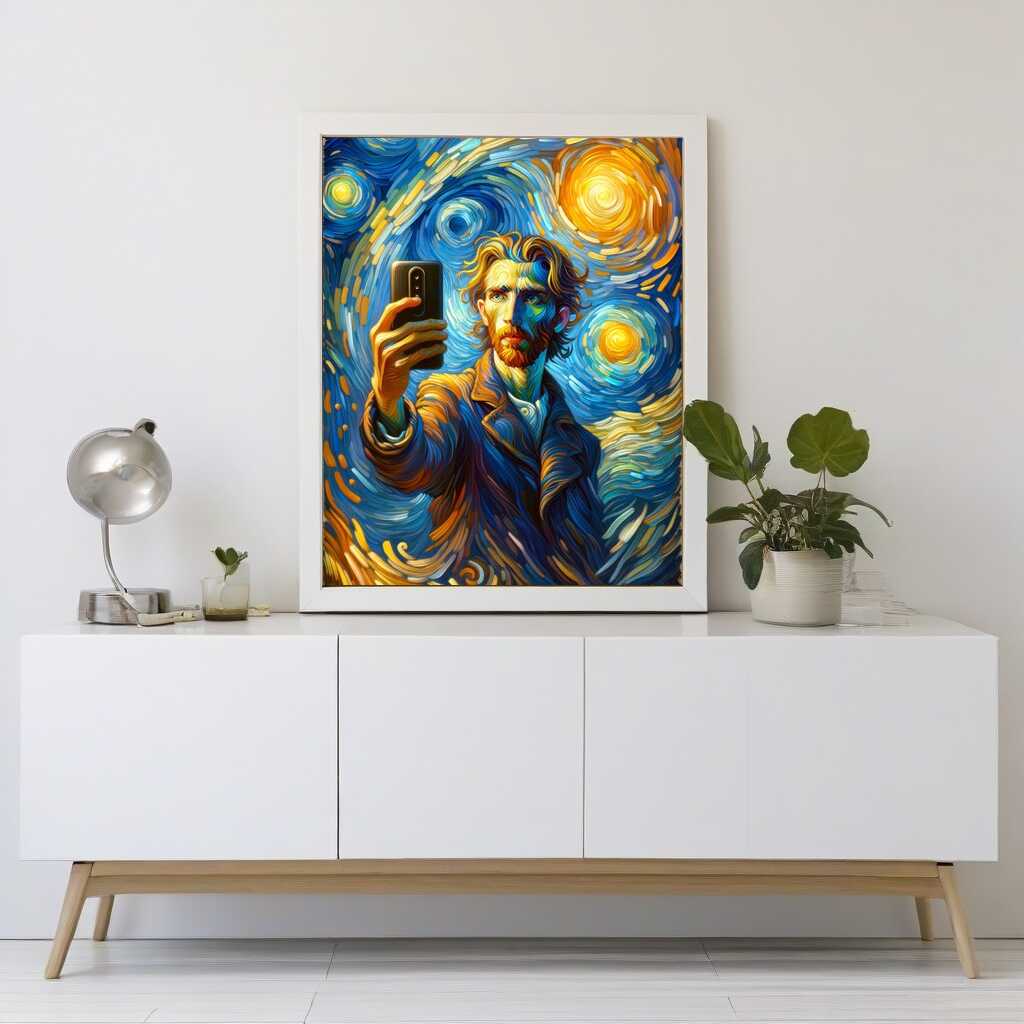 Diamond Painting - Selfie, Van Gogh Style