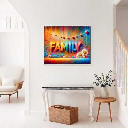 Diamond Painting - Family, Bunt