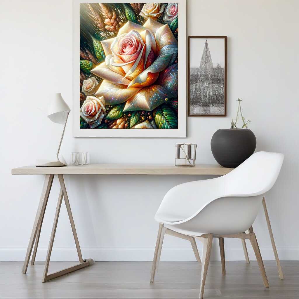 Diamond Painting - Rosengemälde